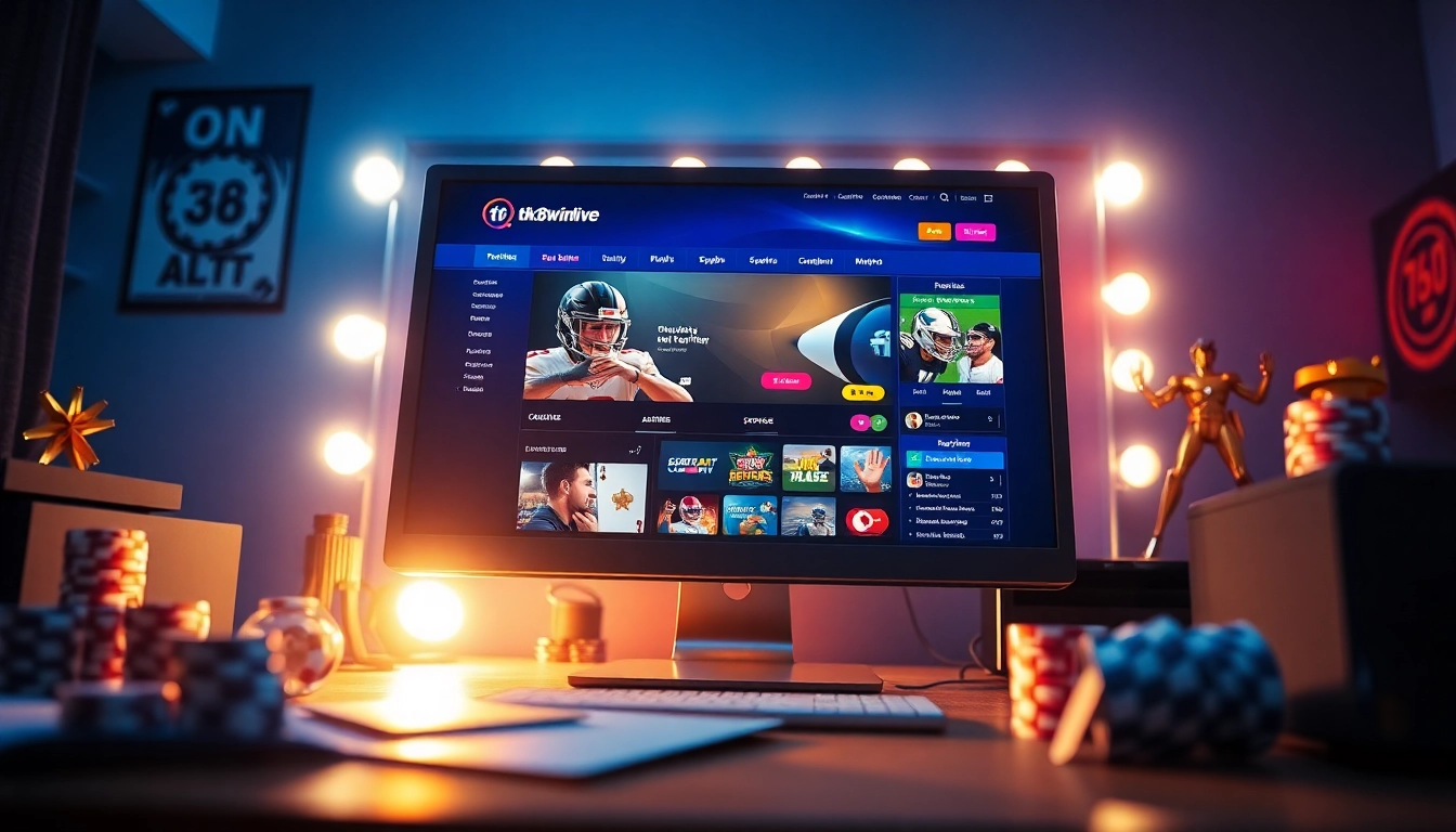 Explore the vibrant online gaming experience at tk88win.live with modern casino interfaces and engaging sports betting options.